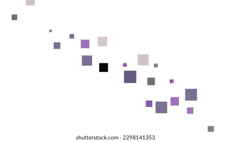 Bright squares on a white background. Festive background, disco. Design element, festive unusual background. Vector illustration, eps 10