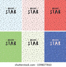 Bright star background color set