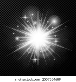 Bright star glitter effect background