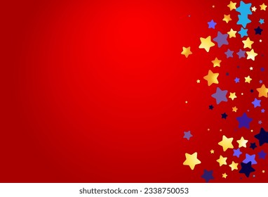 Heller, schwarzer Vektorhintergrund. Leuchtendes Tapete aus glänzenden Sternen. Confetti Hell Design. Abstraktes Banner schwenken.
