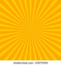 Bright starburst (sunburst) background with regular radiating lines, stripes