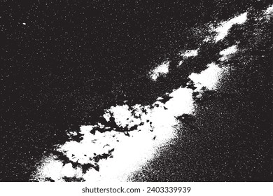 bright stars in black sky grungy vector image overlay monochrome background texture