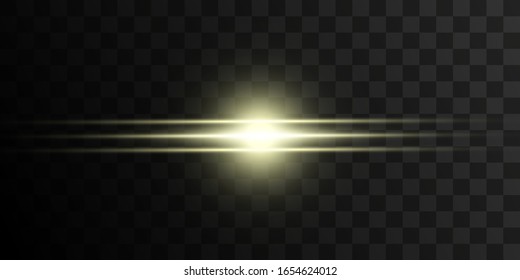 Bright stars. Set of golden bright beautiful stars. Light effect on a dark background. stars for christmas decoration
