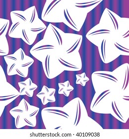 Bright stars and stripes pattern, easy to copy, paste, edit illustration for your design
