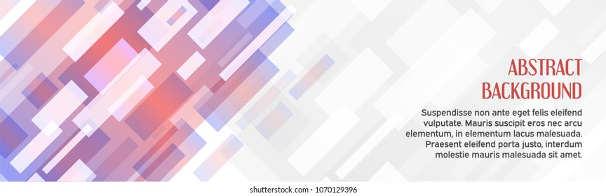 Bright straight lines abstract background. Technology low poly banner. Digital geometric template. Vector design illustration. Good for banners, flyers, posters, brochures.