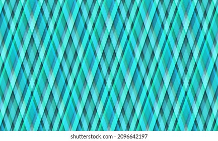 Fondo abstracto con rayas brillantes con líneas diagonales de rabus azul y verde. Ilustración del vector