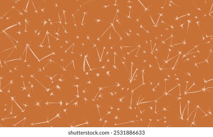 Bright and stylish line design. Seamless abstract pattern. Modern geometric brown background.