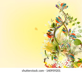 bright summer abstraction