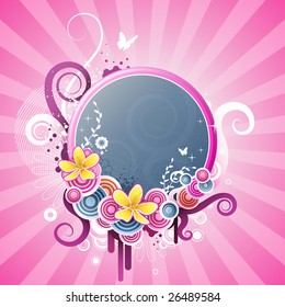 Bright summer background. No trimming makes it easy to edit. Also available as bitmap (jpg): Image ID 26494246