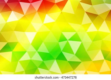 bright summer banner with polygonal shape. For relax design. Vector illustration. For your business, template, presentation