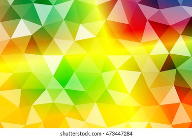 bright summer banner with polygonal shape. For relax design. Vector illustration. For your business, template, presentation