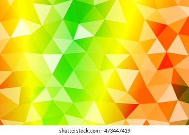 bright summer banner with polygonal shape. For relax design. Vector illustration. For your business, template, presentation