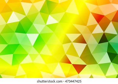 bright summer banner with polygonal shape. For relax design. Vector illustration. For your business, template, presentation