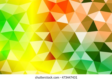 bright summer banner with polygonal shape. For relax design. Vector illustration. For your business, template, presentation