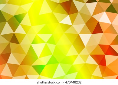 bright summer banner with polygonal shape. For relax design. Vector illustration. For your business, template, presentation