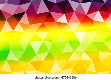 bright summer banner with polygonal shape. For relax design. Vector illustration. For your business, template, presentation