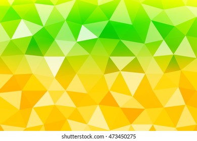 bright summer banner with polygonal shape. For relax design. Vector illustration. For your business, template, presentation