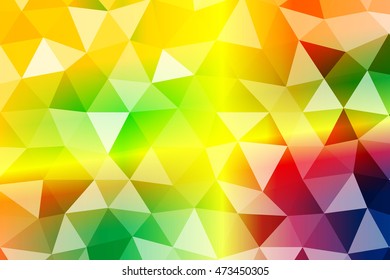 bright summer banner with polygonal shape. For relax design. Vector illustration. For your business, template, presentation