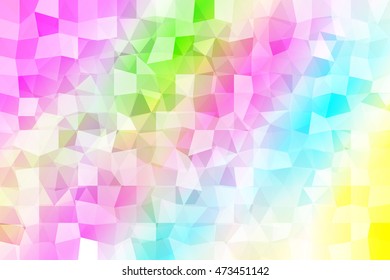 bright summer banner with polygonal shape. For relax design. Vector illustration. For your business, template, presentation