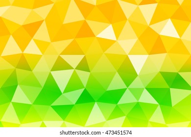 bright summer banner with polygonal shape. For relax design. Vector illustration. For your business, template, presentation
