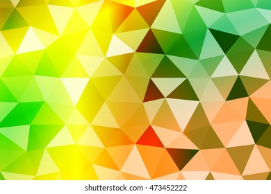bright summer banner with polygonal shape. For relax design. Vector illustration. For your business, template, presentation