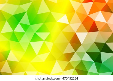 bright summer banner with polygonal shape. For relax design. Vector illustration. For your business, template, presentation