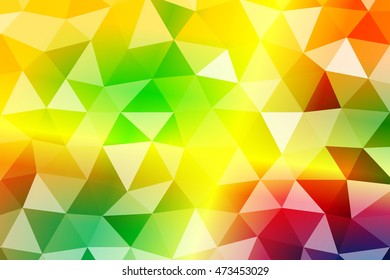 bright summer banner with polygonal shape. For relax design. Vector illustration. For your business, template, presentation