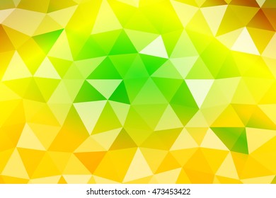 bright summer banner with polygonal shape. For relax design. Vector illustration. For your business, template, presentation