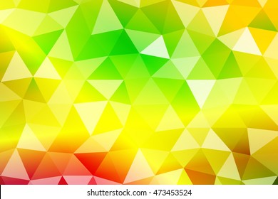 bright summer banner with polygonal shape. For relax design. Vector illustration. For your business, template, presentation