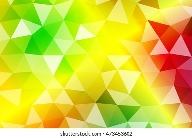 bright summer banner with polygonal shape. For relax design. Vector illustration. For your business, template, presentation