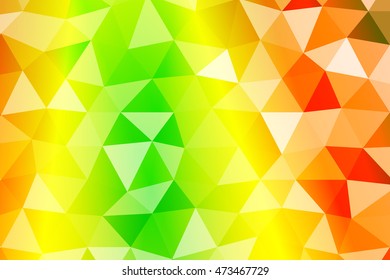 bright summer banner with polygonal shape. For relax design. Vector illustration. For your business, template, presentation