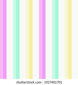 Bright summer candy stripe. Seamless vector design suitable for fashion, interiors and backgrounds