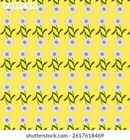 Bright summer floral seamless pattern