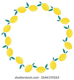 Quadro de verão brilhante com limões suculentos em um fundo branco