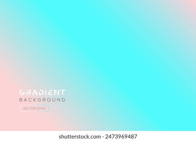 Bright summer light blue and white gradient background vector design