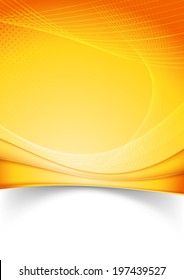 Bright summer solar folder template. Vector illustration