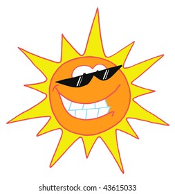bright sun character