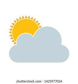 Bright Sun Icon. Flat Illustration Of Bright Sun Vector Icon For Web