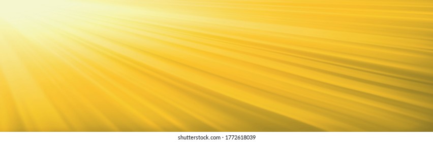 Bright sun on a yellow background - Illustration