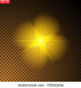 Bright sun orange - yellow
