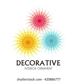 Bright of sun shine abstract vector and logo design 
