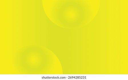 Ilustración vectorial de fondo amarillo abstracto brillante, soleado con círculos anaranjados brillantes y textura bokeh