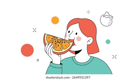 Dia brilhante ensolarado fruta fresca deliciosa fatia laranja prazer