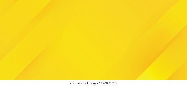 Bright sunny yellow dynamic abstract background. Modern lemon orange color. Fresh business banner for sales, event, holiday, party, halloween, birthday, falling. Fast moving lines with soft shadow. 