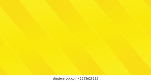 Bright sunny yellow dynamic abstract background. Modern lemon orange color. Fresh business banner for sales, event, holiday, party, halloween, birthday, falling. Fast moving 3d lines with soft shadow