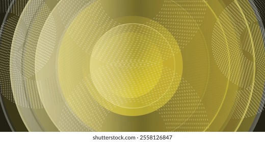 Bright sunny yellow dynamic abstract background. Modern lemon orange color. Fresh business banner for sales, event, holiday, party, halloween, birthday, falling. Fast moving 3d lines with soft shadow