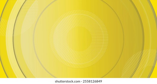 Bright sunny yellow dynamic abstract background. Modern lemon orange color. Fresh business banner for sales, event, holiday, party, halloween, birthday, falling. Fast moving 3d lines with soft shadow