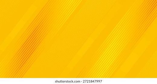 Fondo abstracto dinámico amarillo brillante. Líneas diagonales 3D naranjas modernas. Anuncio de negocios elegante de moda. Líneas 3D de movimiento rápido con sombra suave. Mínimo moderno simple en blanco. Patrón de diamante
