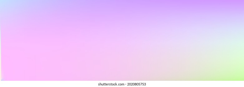Fondo de malla horizontal de gradiente de color luminoso del cielo de apertura brillante. Suave Borrosa Limpio Multicolor Vivid Colorful Sky Background. Superficie suave del degradado vibrante del agua color pastel blanco.