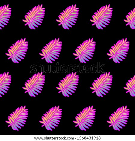 Bright surreal wallpaper seamless pattern background. Abstract  swatch for design birthday card, fashinable textile, bag print, party menu or wallpaper etc. 